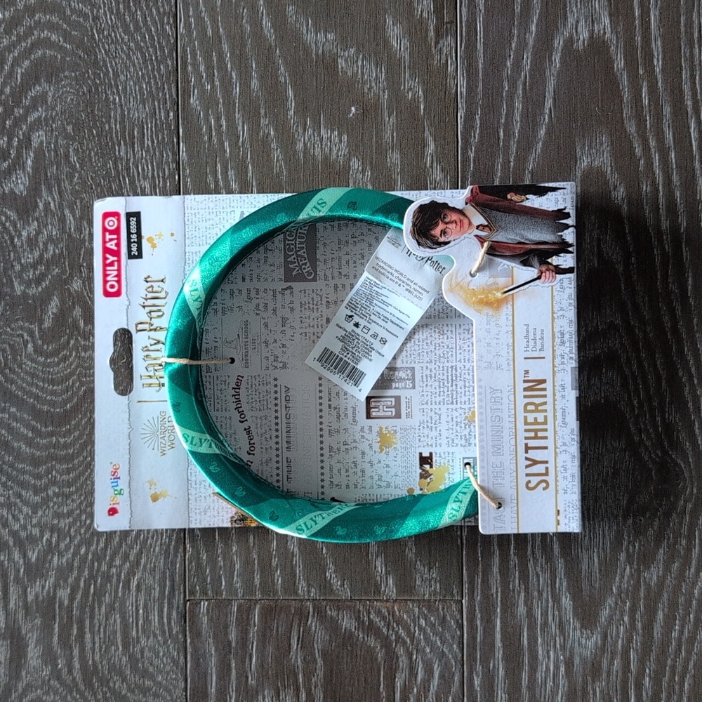 NWT Harry Potter Slytherin Headband